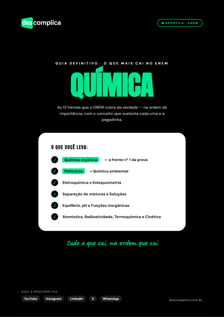 Guia definitivo de Química para o ENEM