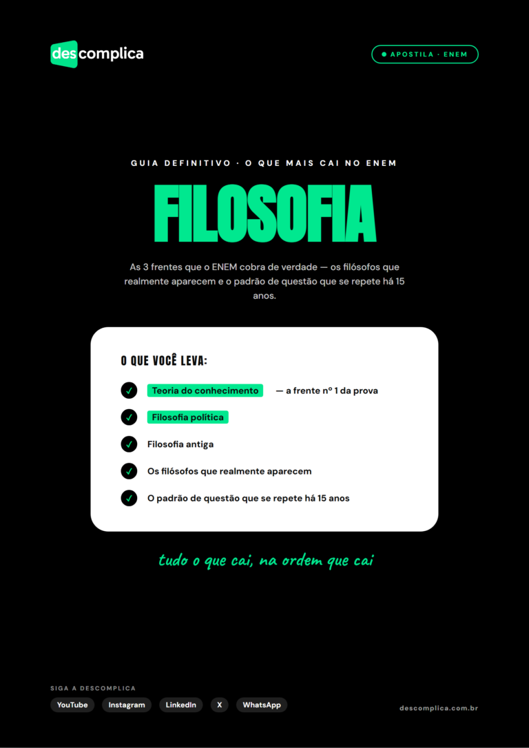 Guia definitivo de Filosofia para o ENEM