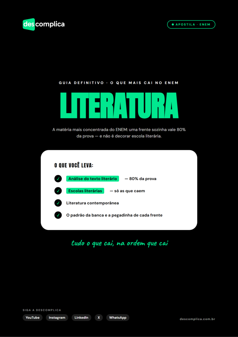 Guia definitivo de Literatura para o ENEM