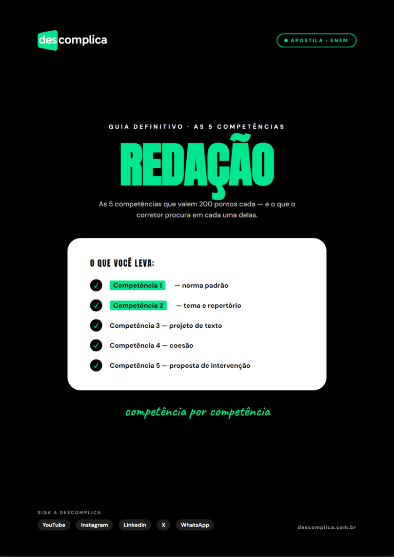 Guia definitivo de Redação para o ENEM